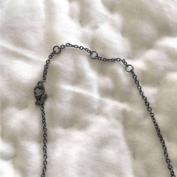 Alexis Bittar Miss Havisham Necklace Crystal Encrusted Intertwined Pendant - Picture 7 of 7